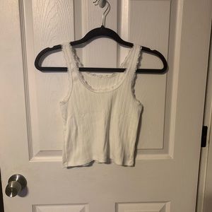 SET OF 2 XS black and white tank tops